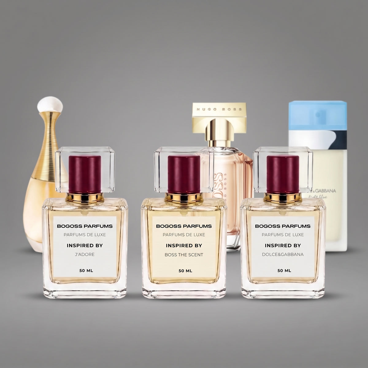 Pack Parfums Femme Chic & Élégant – 3 × 50 ML